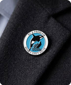 Be a Problem Money Can’t Solve Orca Enamel Pin Badge