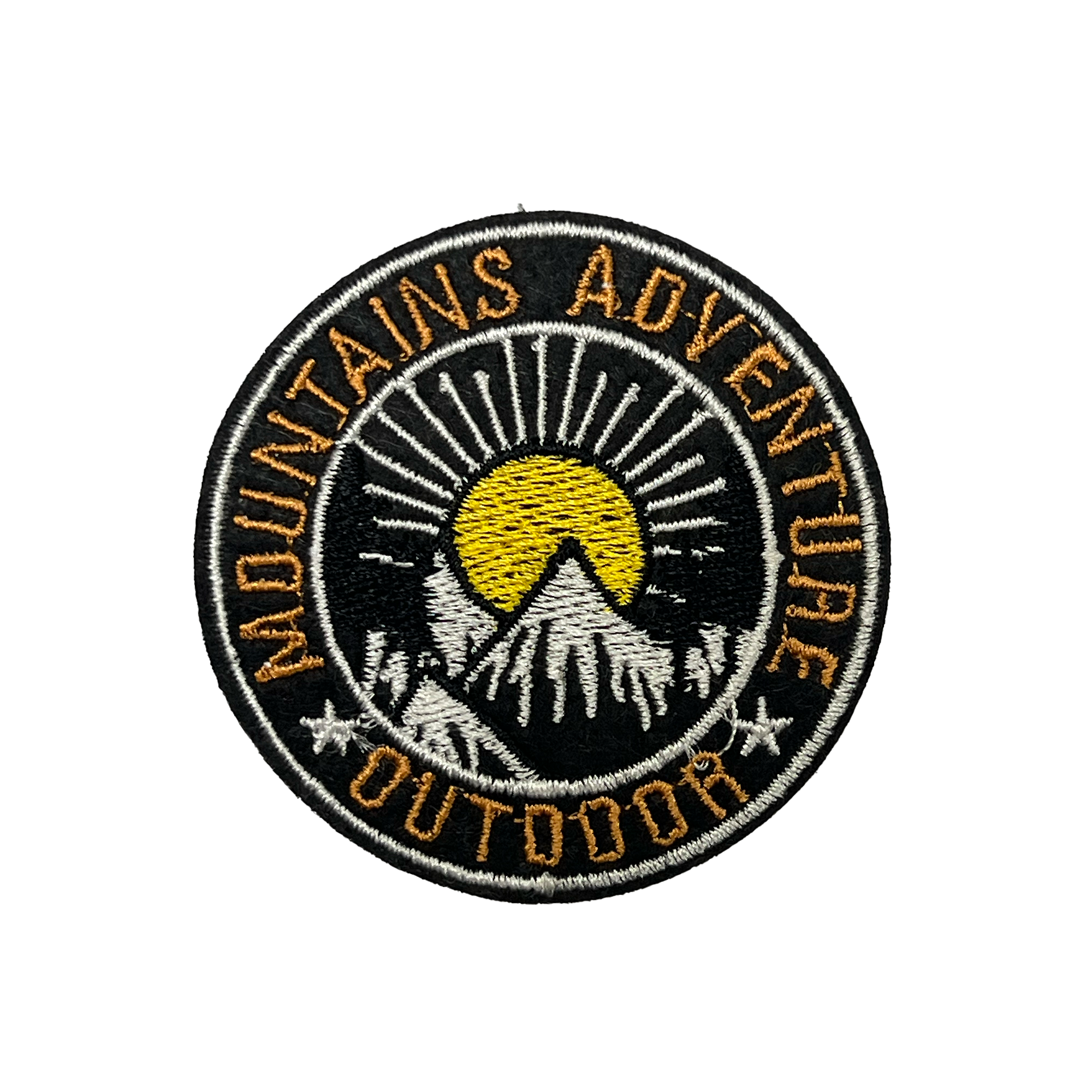 Outdoor Adventure Sun Embroidery Patch (6cm) Main image