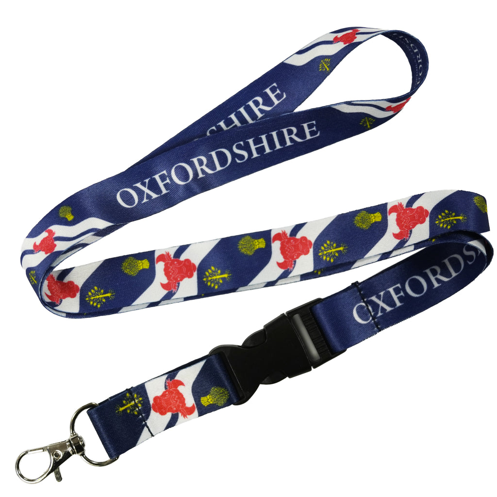 Oxfordshire County Flag Lanyard