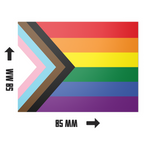 20 X Progress Pride Flag Stickers