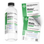 A mock-up image showing a clear water bottle with a green label reading 'Anti-Dehydration Water' and a package with similar design.