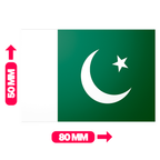 20 X Pakistan Flag Stickers