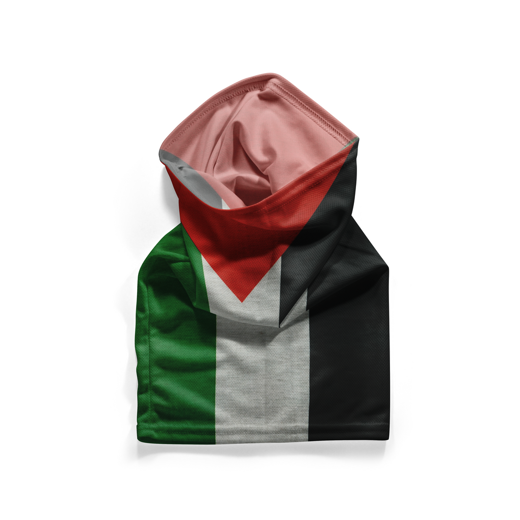 Cubre cuello con bandera de Palestina – Mascarilla transpirable, cubrecara