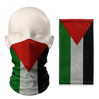 Cubre cuello con bandera de Palestina – Mascarilla transpirable, cubrecara