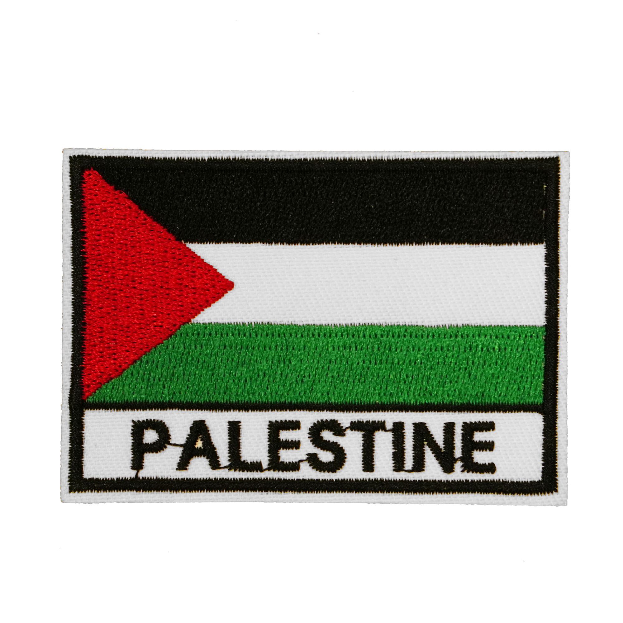 Palestine Flag Embroidery Patch (7 x 5cm) Main image