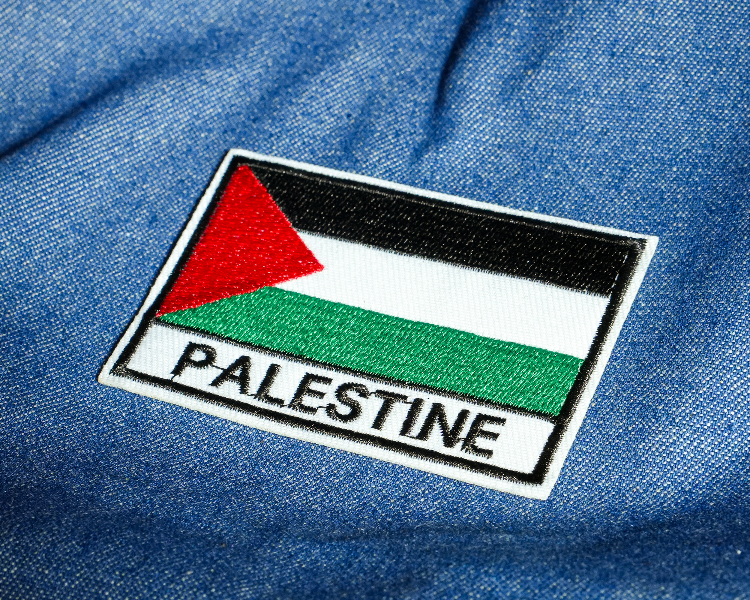 Palestine Flag Embroidery Patch (7 x 5cm) Secondary image