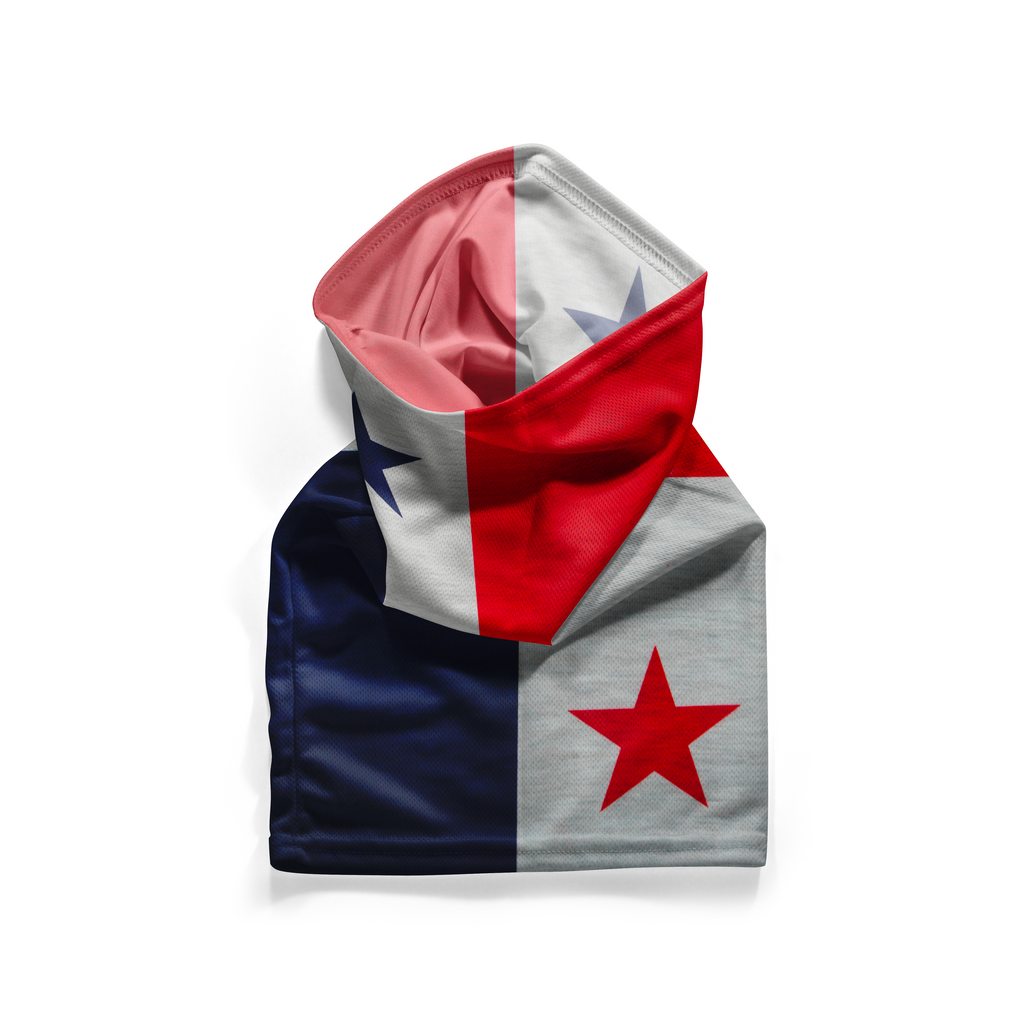 Braga de cuello con la bandera de Panamá – Mascarilla transpirable, cubrecuello, cubrebocas