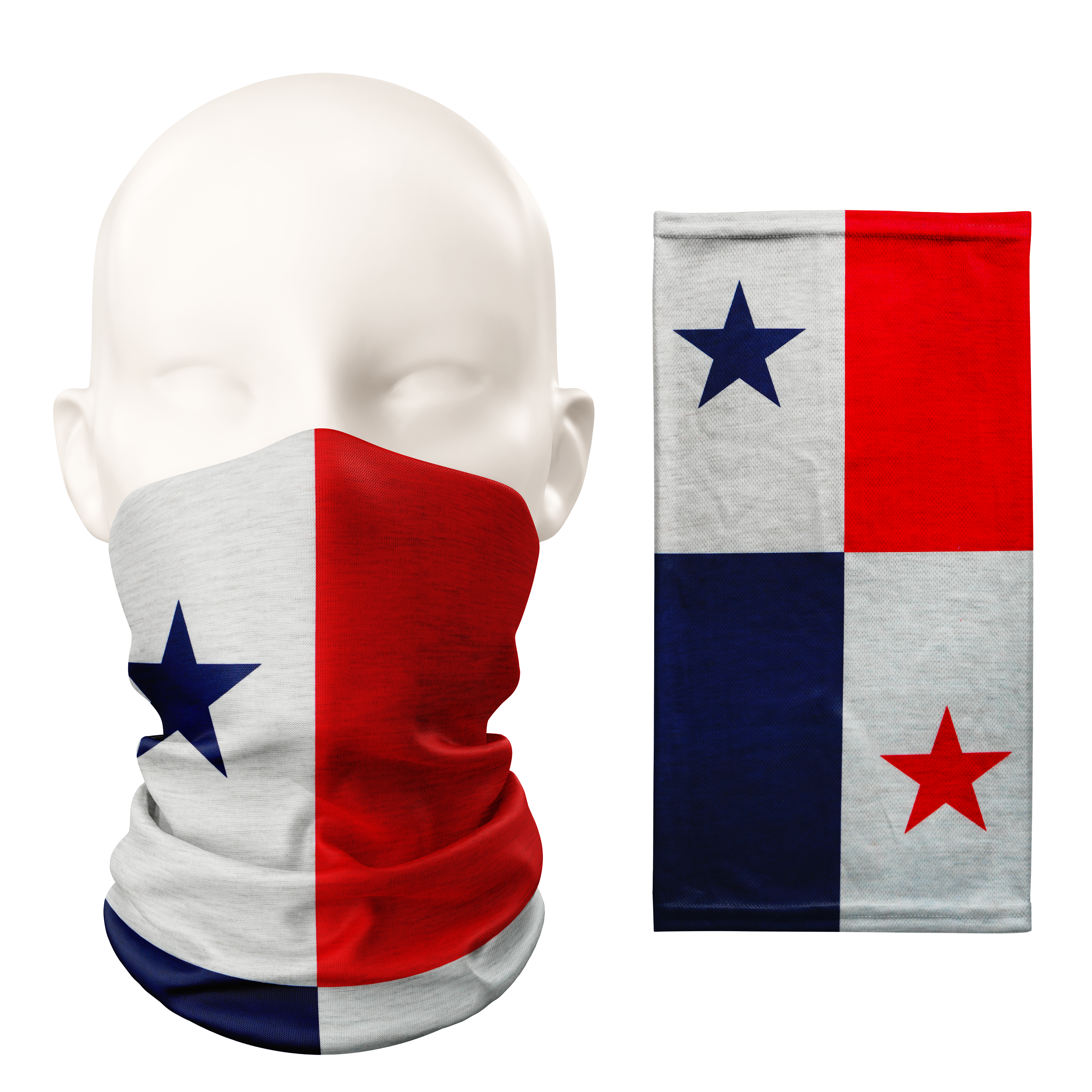 Panama Flag Snood – Breathable Mask Neck Gaiter Face Covering Main image