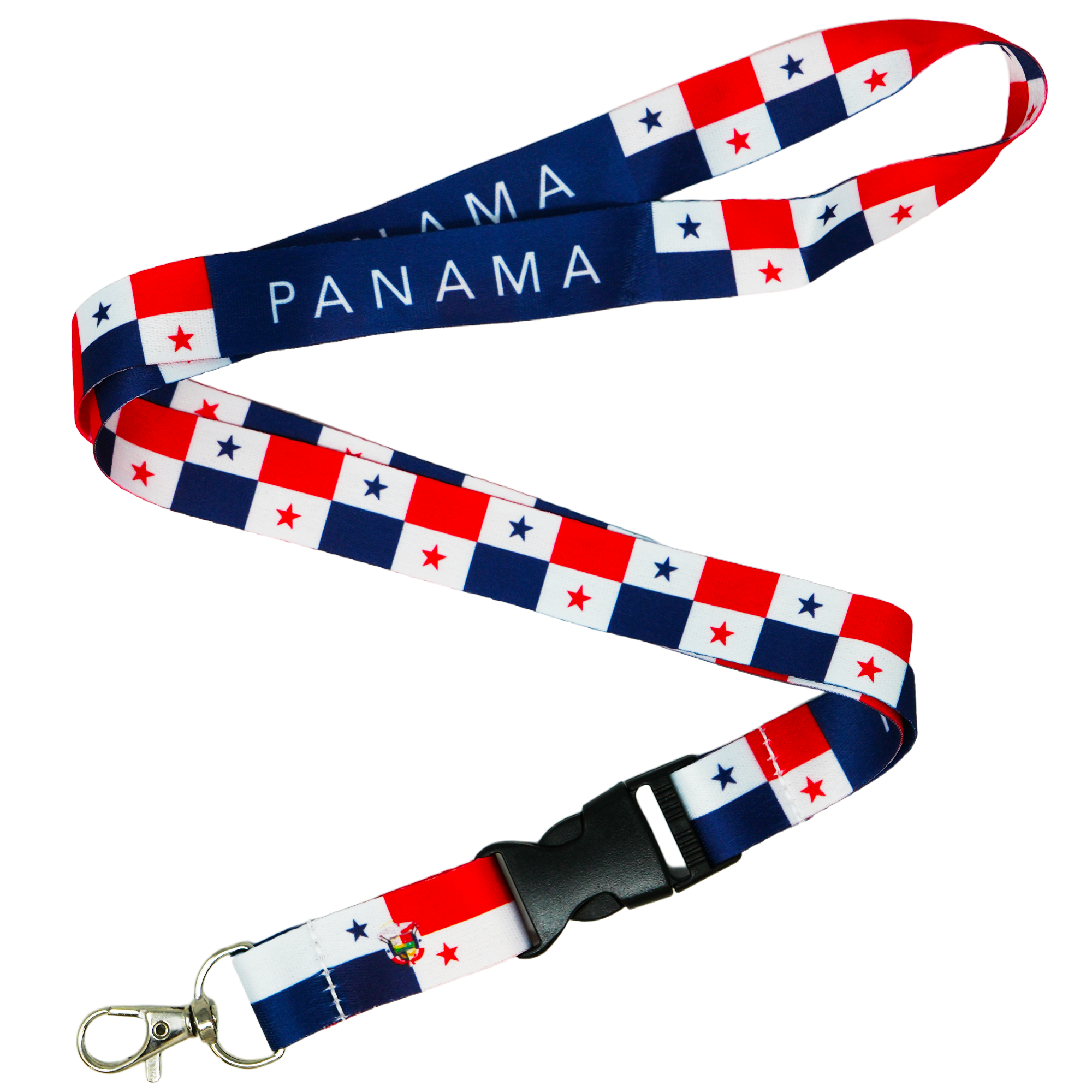 Panama National Flag Lanyard Imagen principal del producto