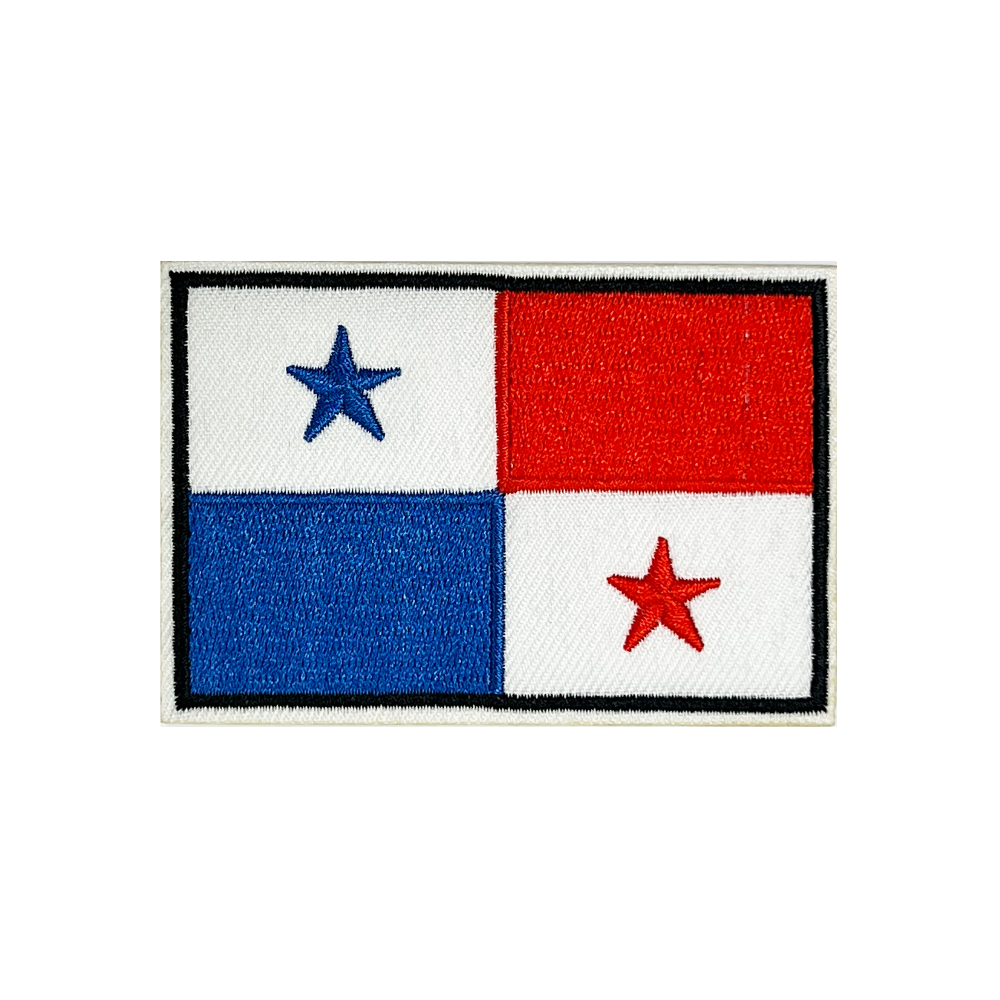 Panama Rectangle Embroidery Patch (8 x 5.5cm) Main image