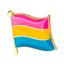 Pansexual Flag Pin Badge