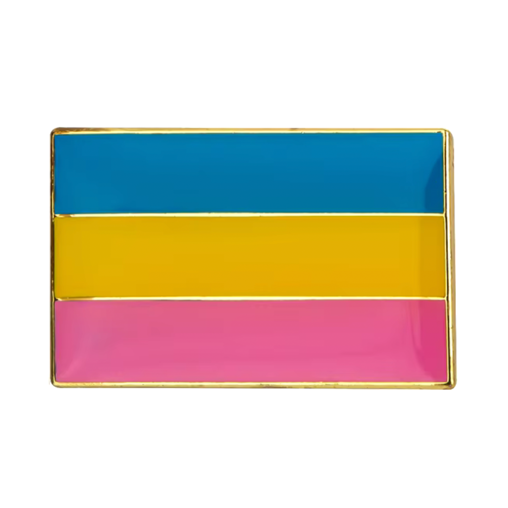 Insignia rectangular del Orgullo Pansexual Imagen principal del producto