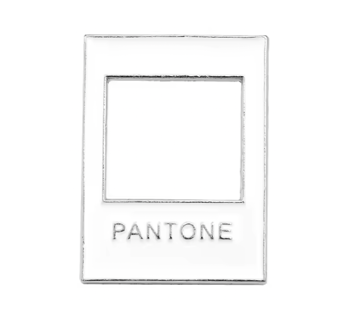 Insignia de alfiler con marco de imagen Pantone Imagen principal del producto