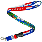 Paraguay National Flag Lanyard