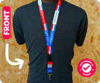 Paraguay National Flag Lanyard