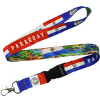 Paraguay National Flag Lanyard