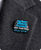 Paramedic Funny Enamel Pin Badge