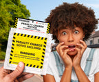20 X Official Looking Novelty Joke Prank Funny Parking Tickets