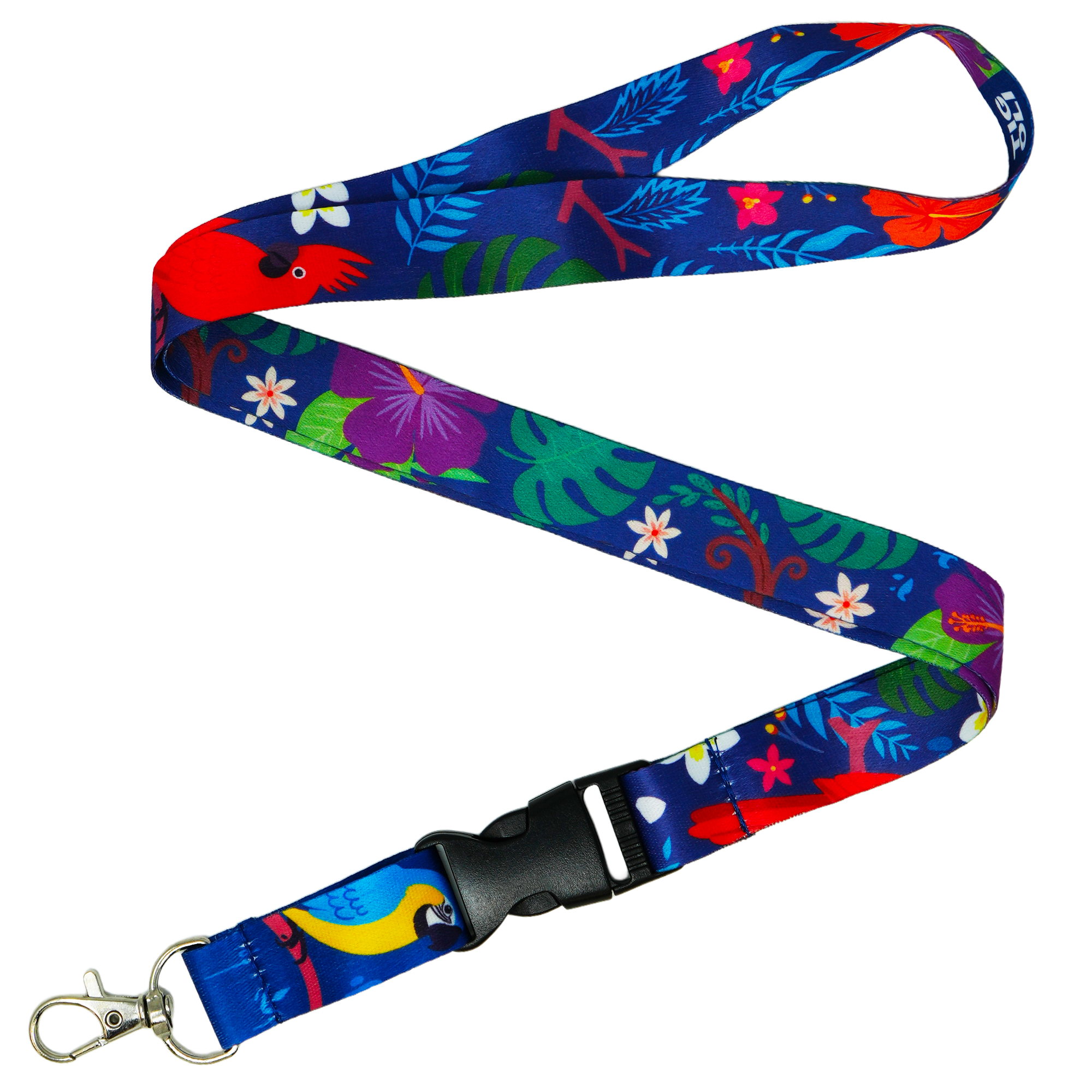 Parrot Tropical Birds Lanyard Imagen principal del producto