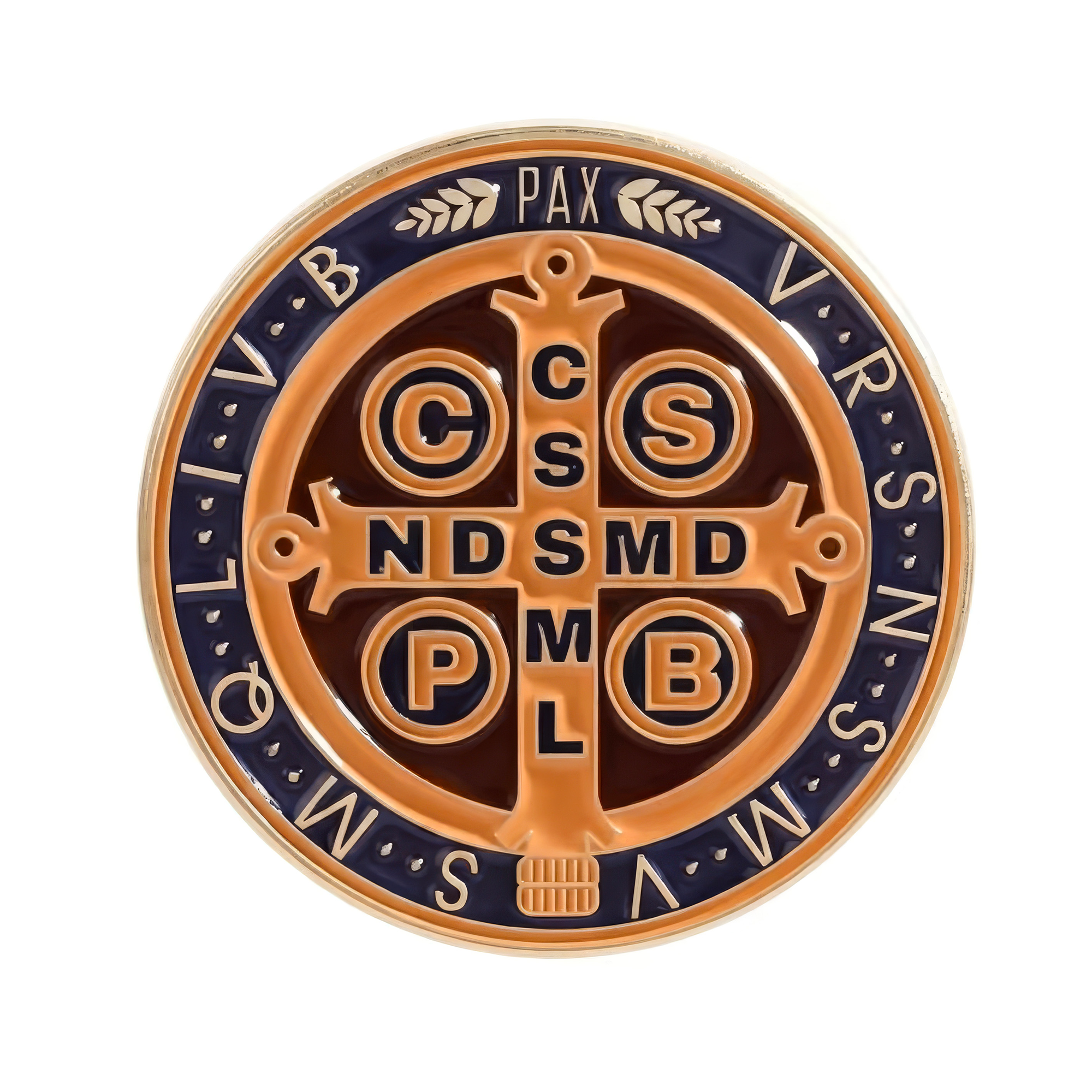 Saint Benedict Medal Enamel Lapel Pin Badge Main image
