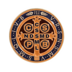 Saint Benedict Medal Enamel Lapel Pin Badge