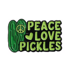 Peace Love Pickles Pin Badge