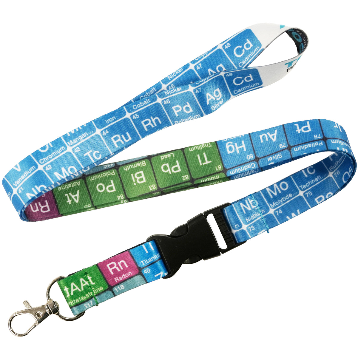 Periodic Table Chemistry Scientific Elements Student School University Lanyard