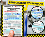 20 X Official Looking Novelty Joke Prank Funny Parking Tickets