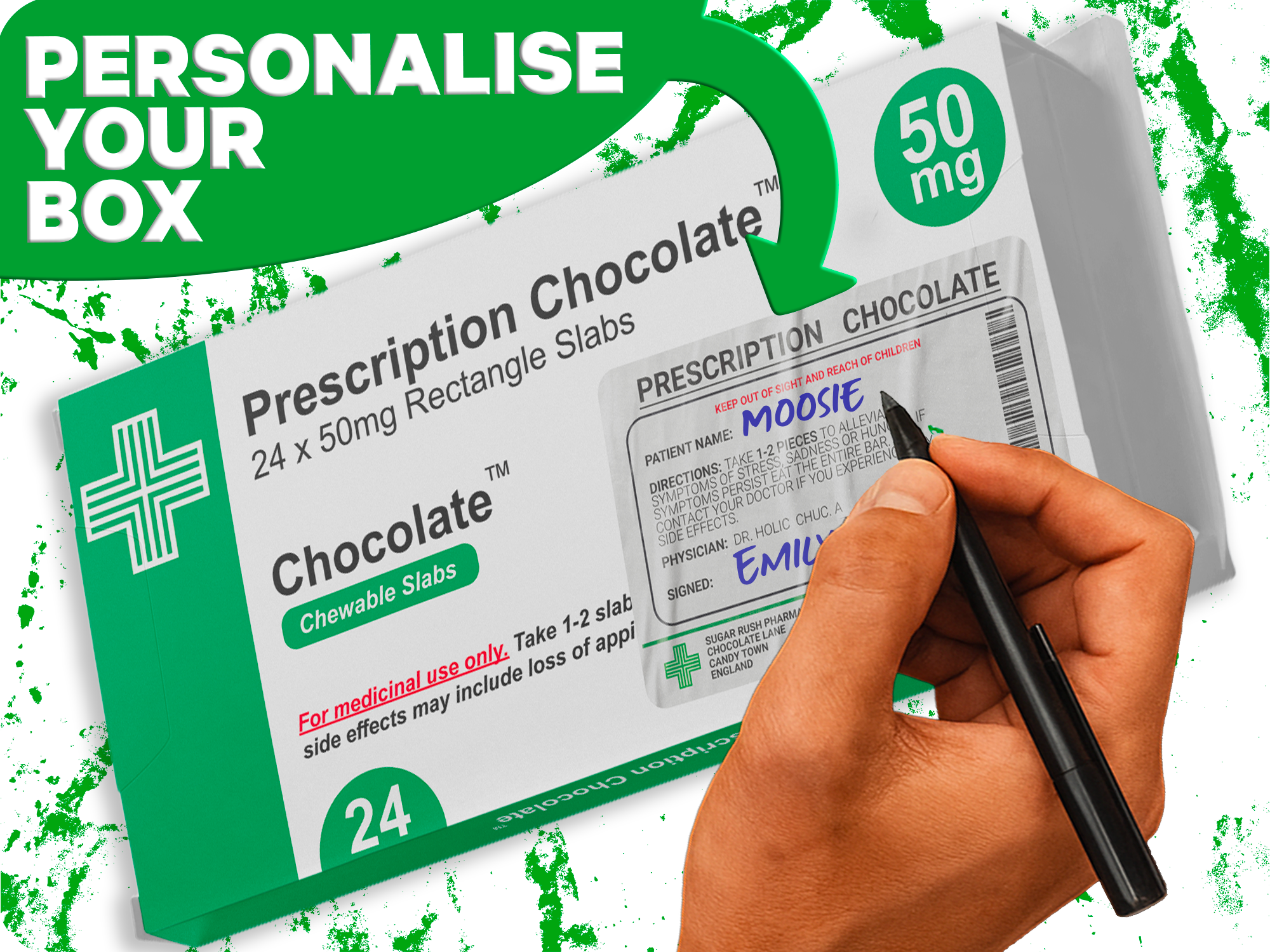 Novelty Prescription Chocolate Gift Boxes