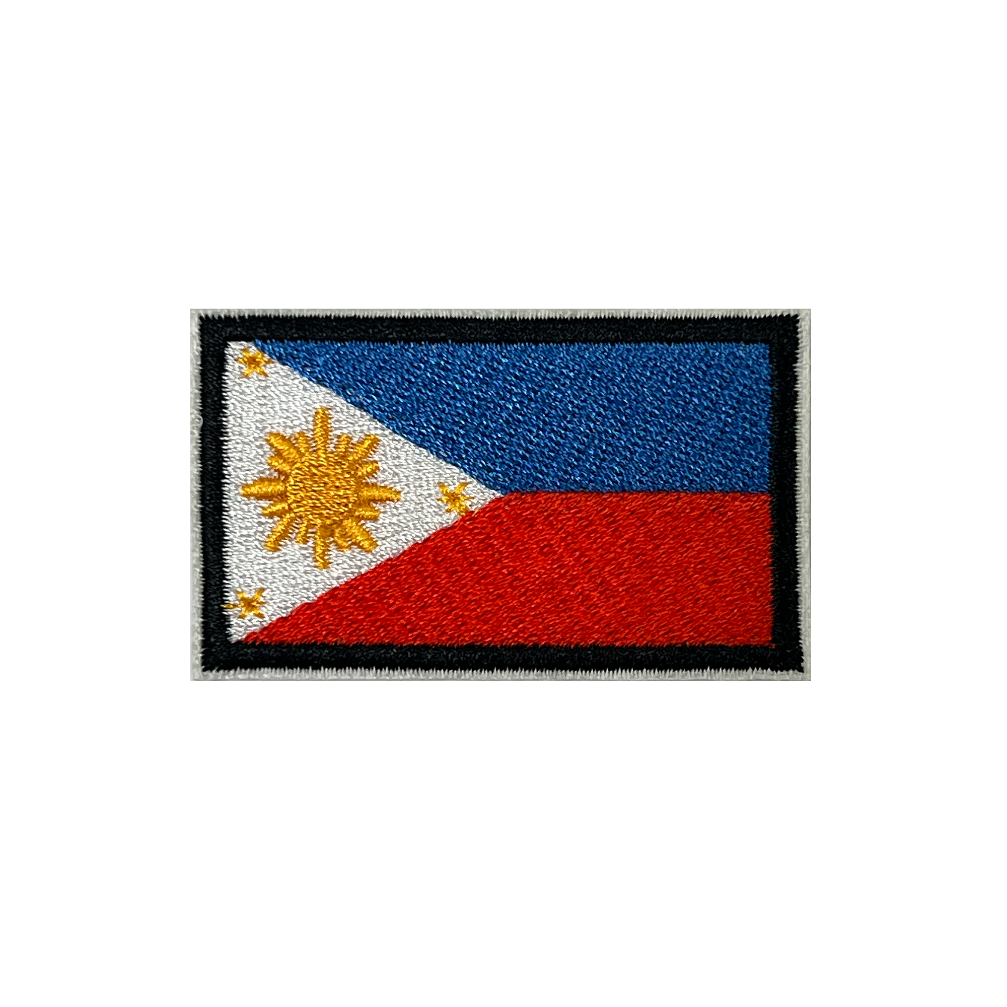 Philippines Rectangle Embroidery Patch (5.5 x 3.5cm) Main image