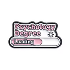 Psychology Degree Loading Pin Badge