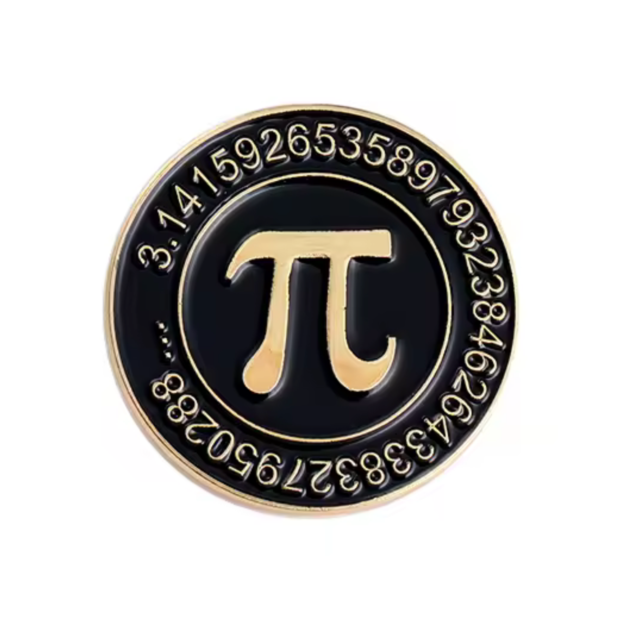 Insignia del número Pi matemático Imagen principal del producto
