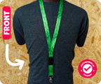 Pickles Green Funny Food Lanyard