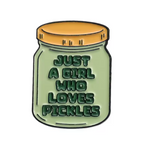 Pickles Jar Pin Badge
