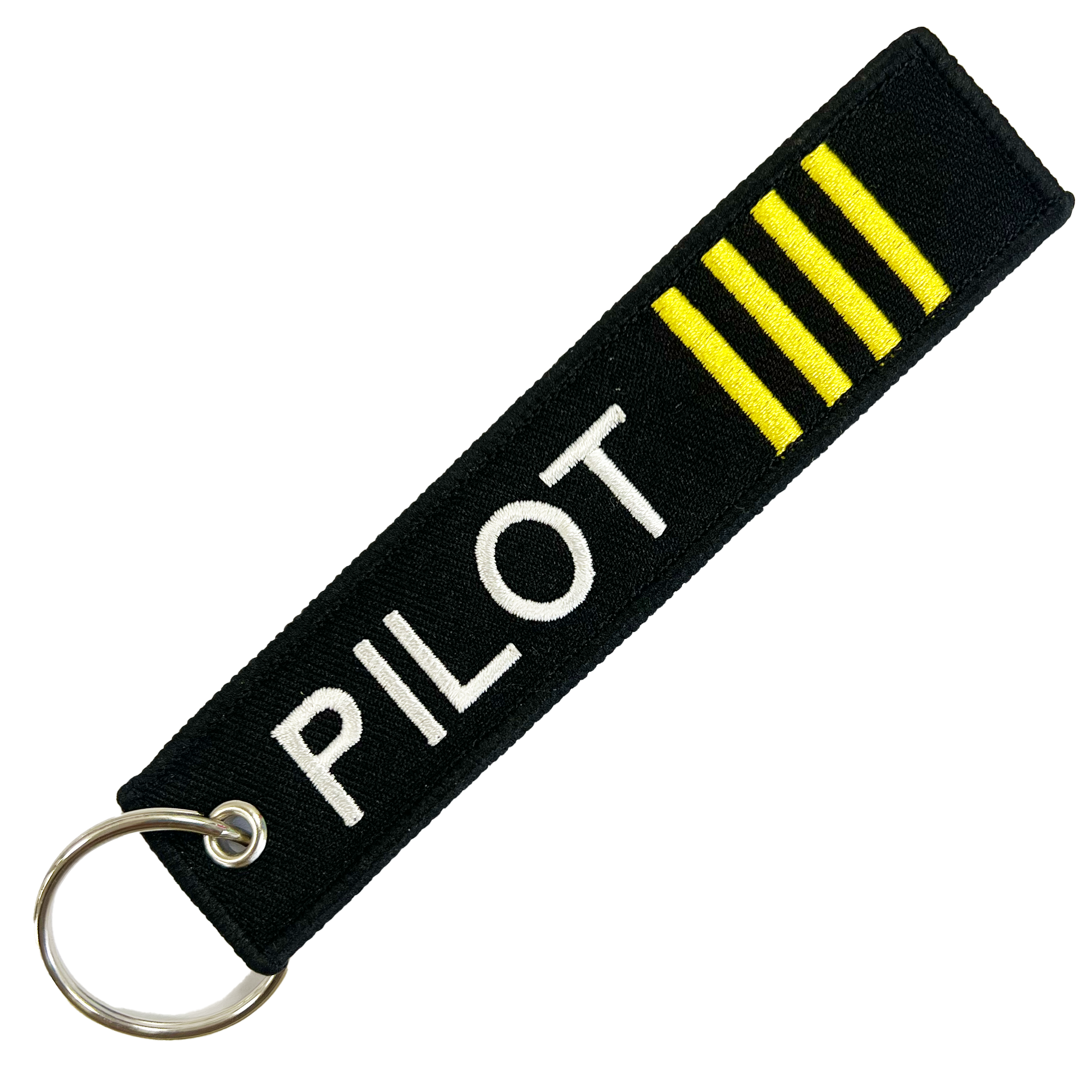 Pilot Rank Fabric Luggage Keyring Main image