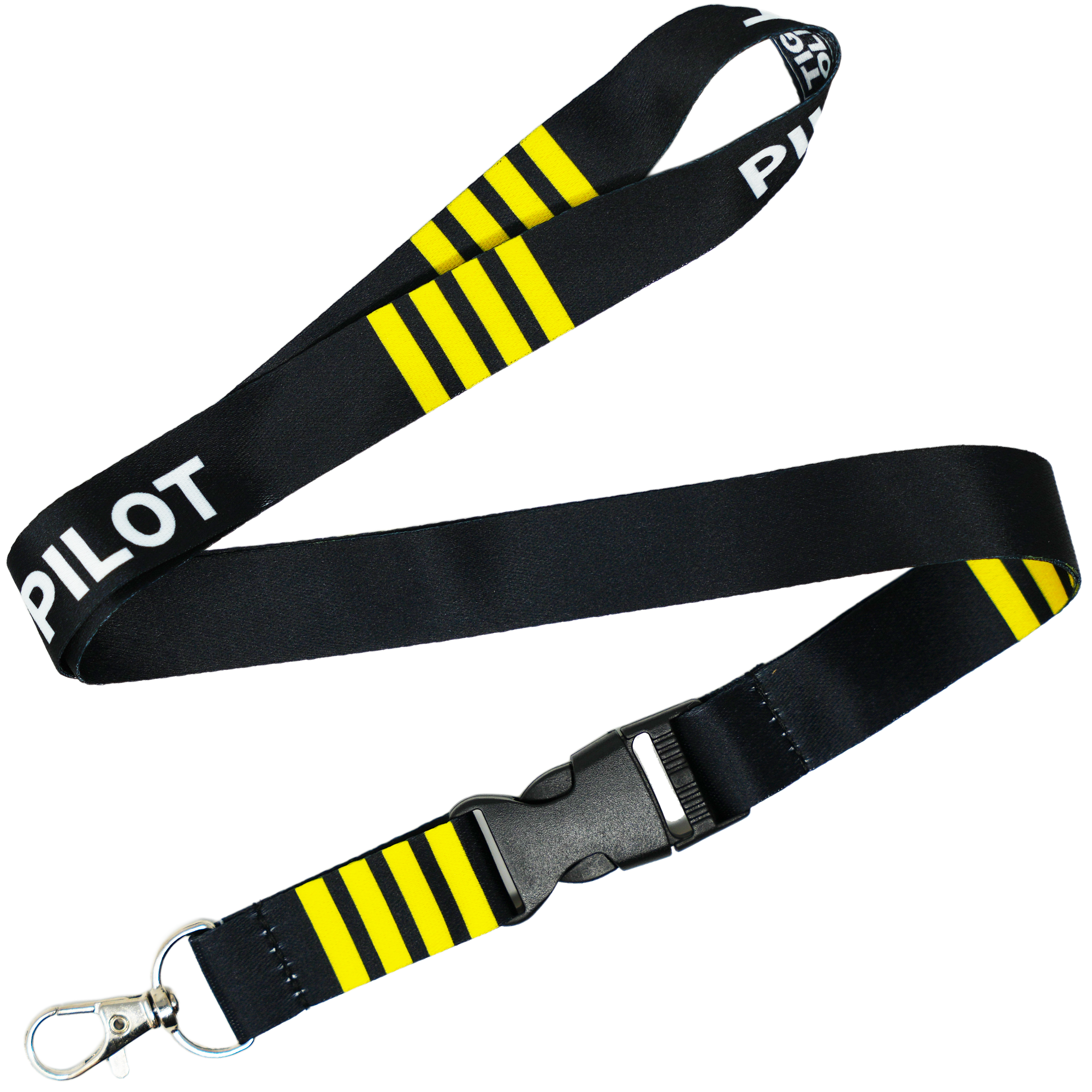 Cordón Pilot Air Force Gold con Rayas de Oficial