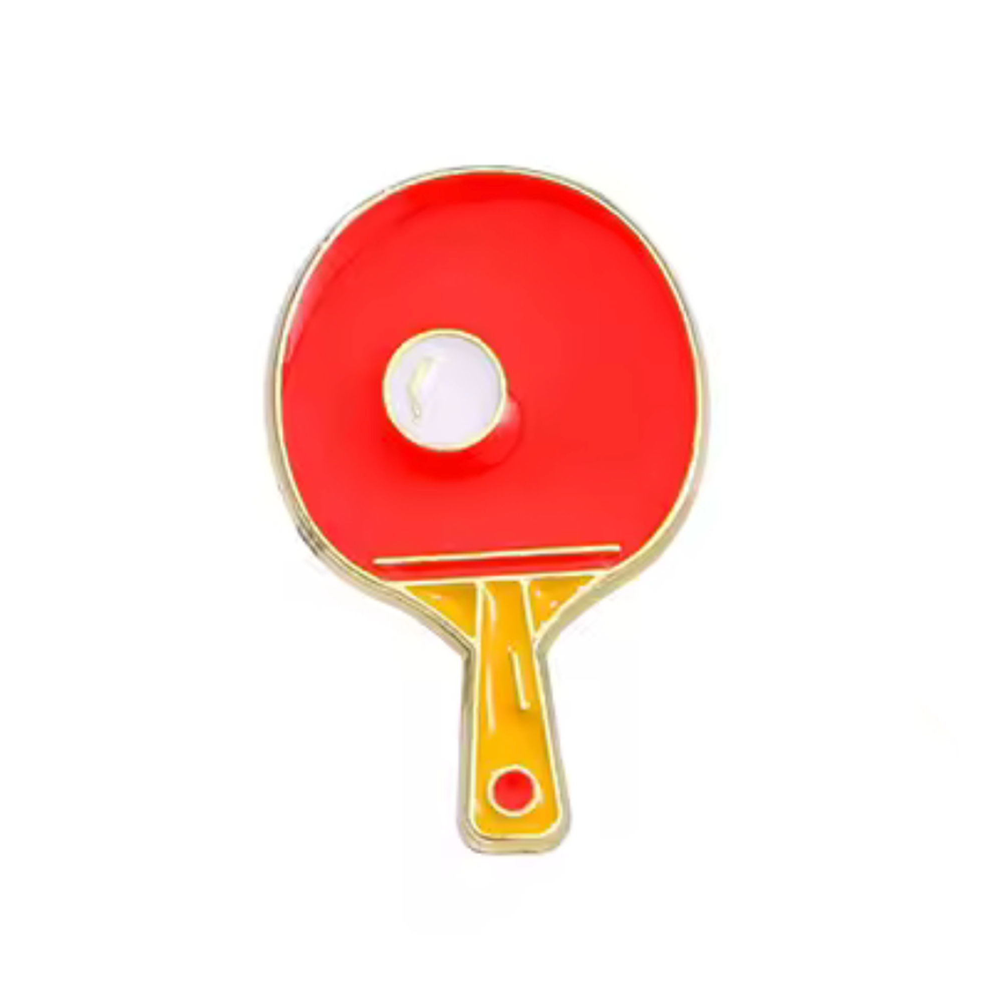 Pin de deporte de pala de ping-pong Imagen principal del producto
