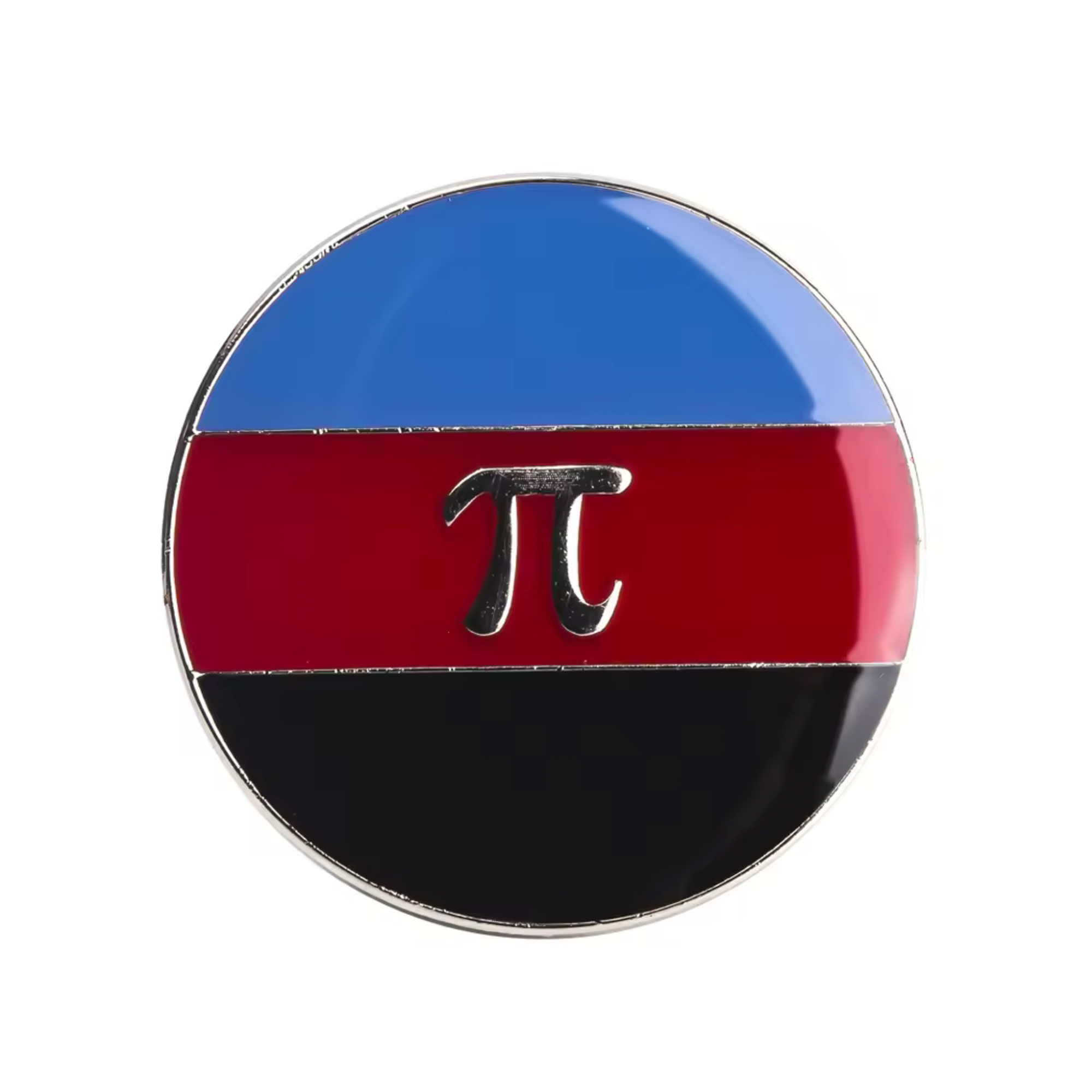 Insignia redonda de orgullo poliamoroso Imagen principal del producto