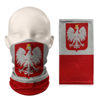 Bandana tubular con escudo de la Armada de Polonia – Mascarilla transpirable para cuello