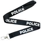 Cordón de Cosplay Negro de Policía