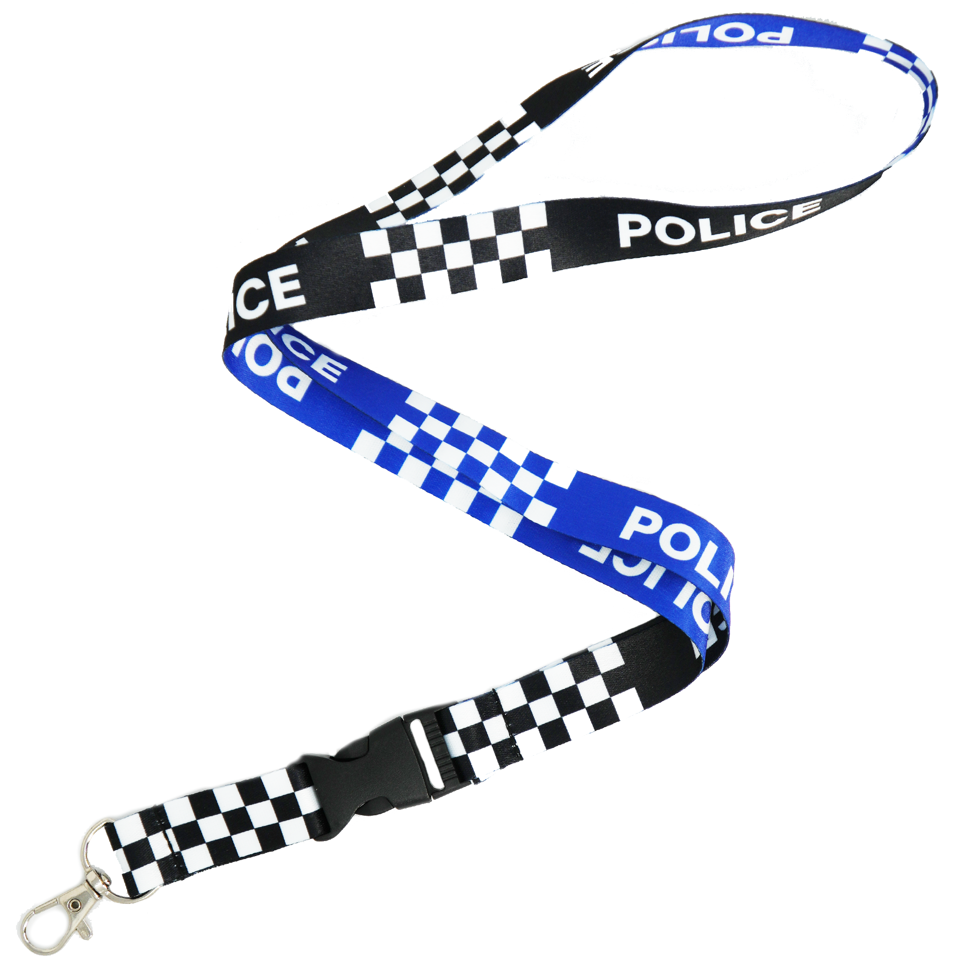 Acollador Cosplay Battenberg de Policía Negro y Azul Imagen principal del producto