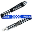 Acollador Cosplay Battenberg de Policía Negro y Azul