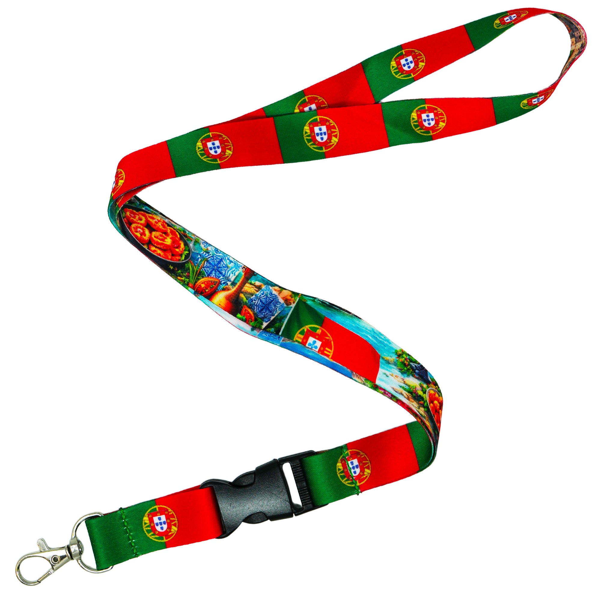 Portugal National Flag Lanyard