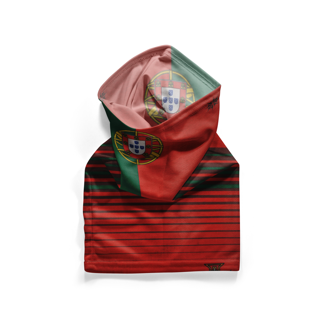 Braga de cuello con la bandera de Portugal – Mascarilla transpirable de protección facial