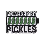 Powered By Pickles Pin Badge
