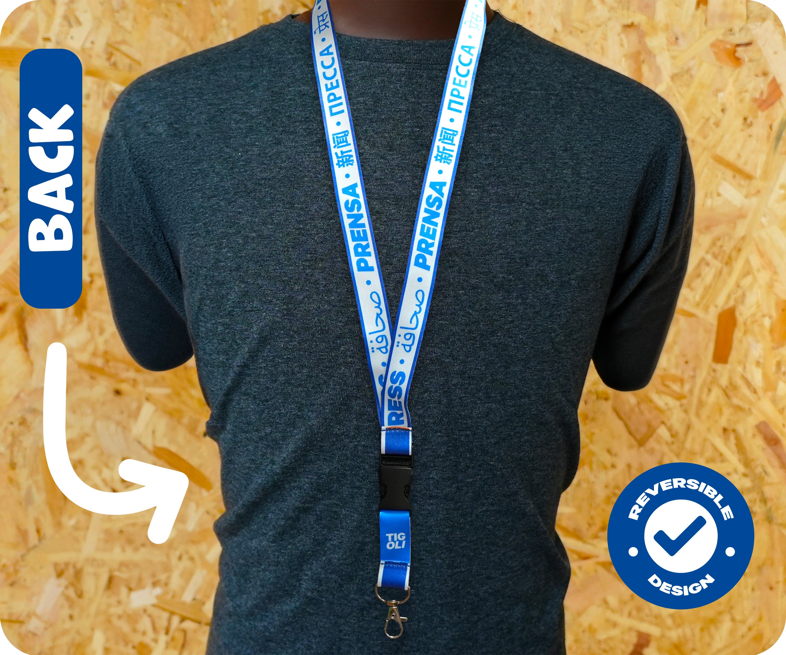 International Press Language Lanyard