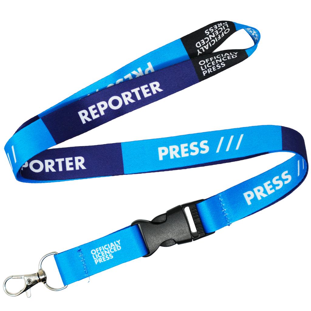 Reportero - Cordón de Prensa con Licencia Oficial