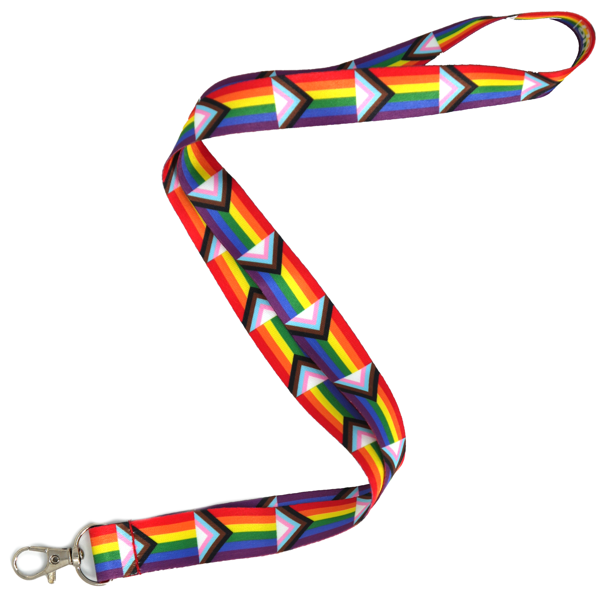 Progress Pride LGBTQI+ Flag Lanyard Main image