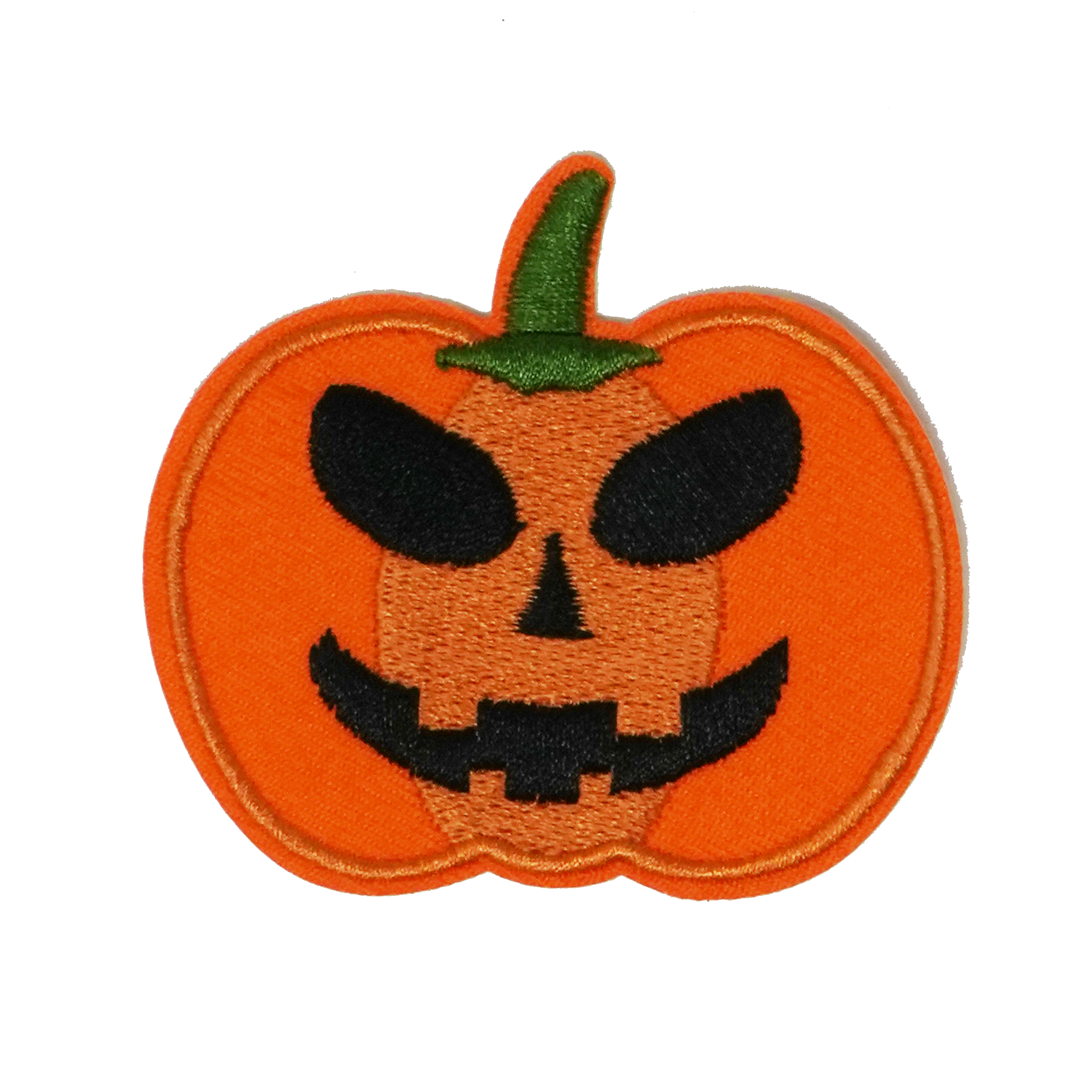 Pumpkin Halloween Embroidery Patch Iron On (7 x 6cm) Main image