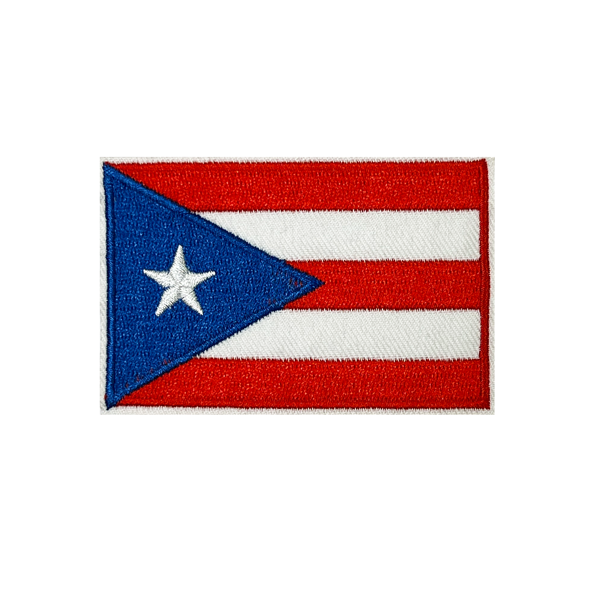 Puerto Rico Rectangle Embroidery Patch (8 x 5cm) Main image